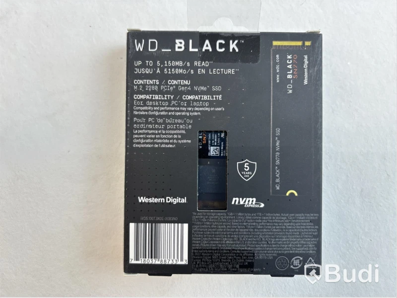 RGB-minne Kingston Fury och SSD Western Digital