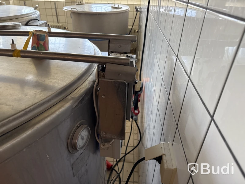 Rostfri jästank med kylslinga Wedholms | 1250 L