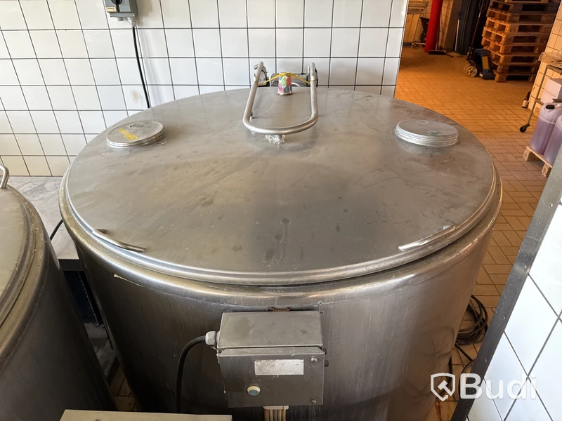 Rostfri jästank med kylslinga Wedholms | 1250 L