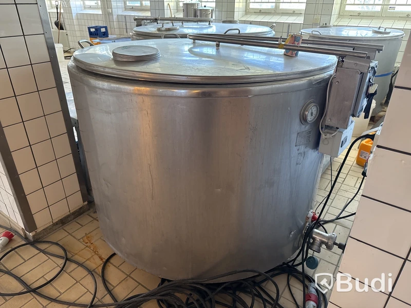 Rostfri jästank med kylslinga Wedholms | 1250 L