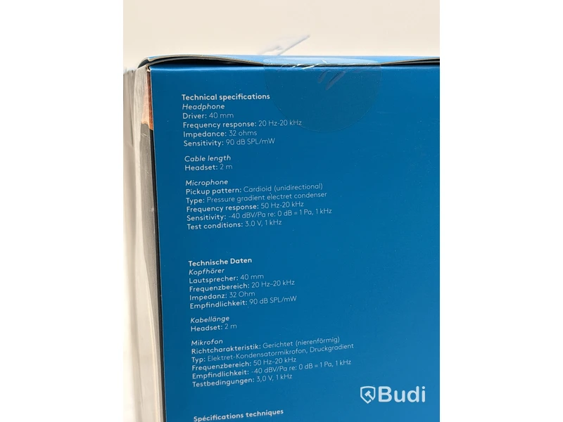 4 st. Gamingheadsets Logitech, olika modeller