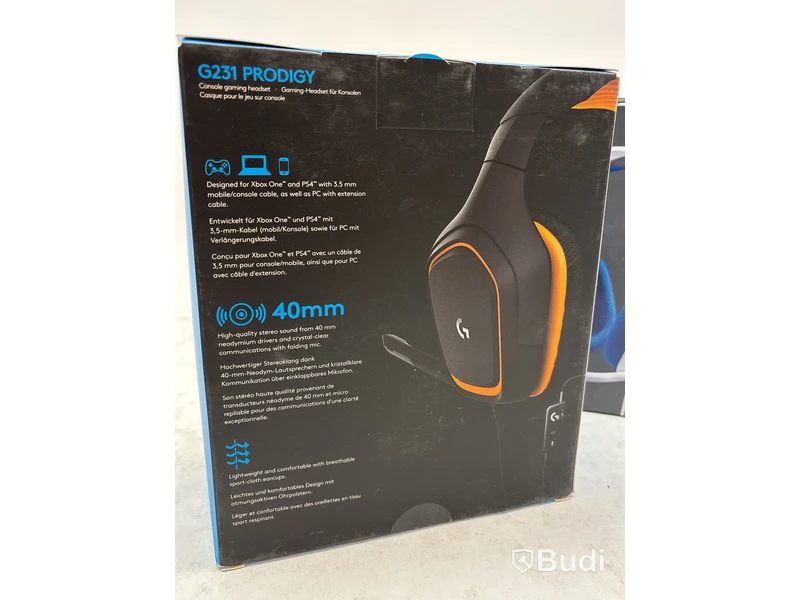 4 st. Gamingheadsets Logitech, olika modeller