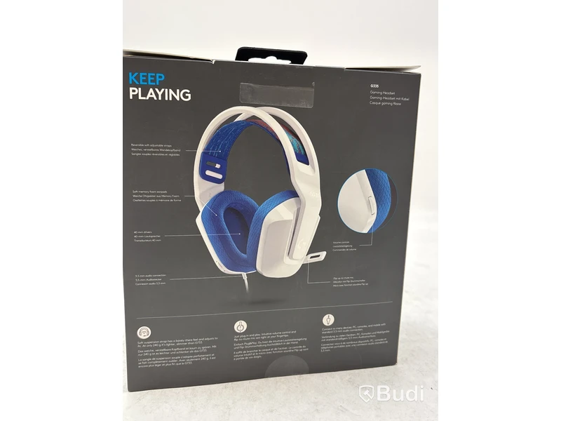 4 st. Gamingheadsets Logitech, olika modeller