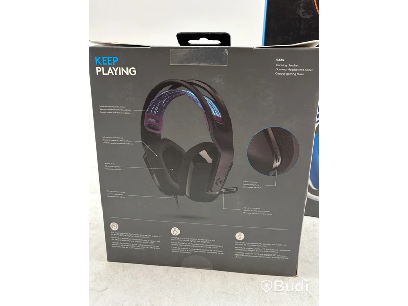 4 st. Gamingheadsets Logitech, olika modeller