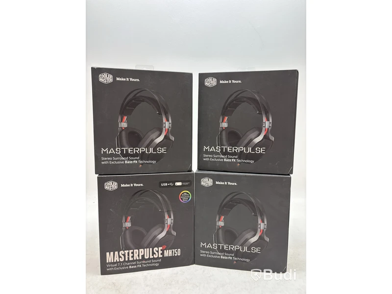 4 st. Gamingheadsets Cooler Master, olika modeller