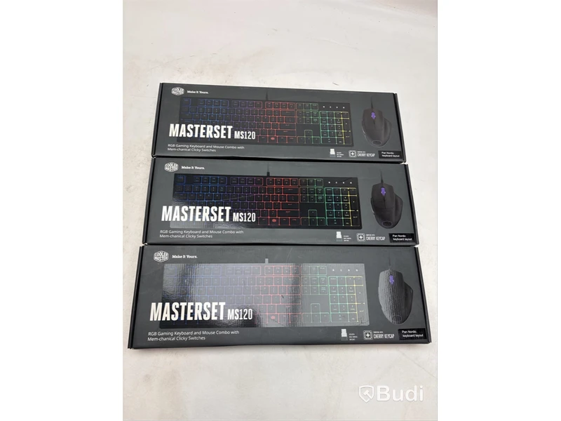 3 st. Gamingtangentbord Cooler Master