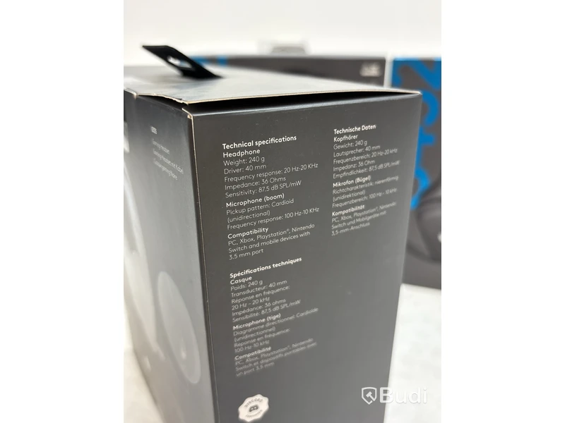 3 st. Gamingheadsets Logitech, olika modeller