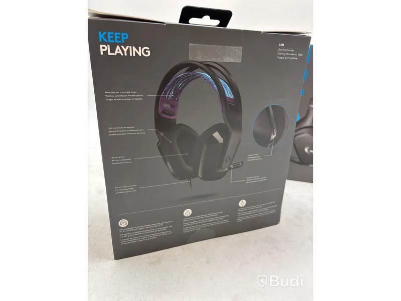 3 st. Gamingheadsets Logitech, olika modeller