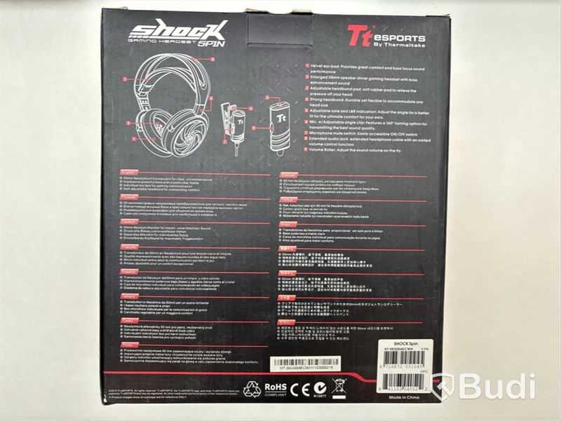 7 st. Gaminghörlurar Ttesports