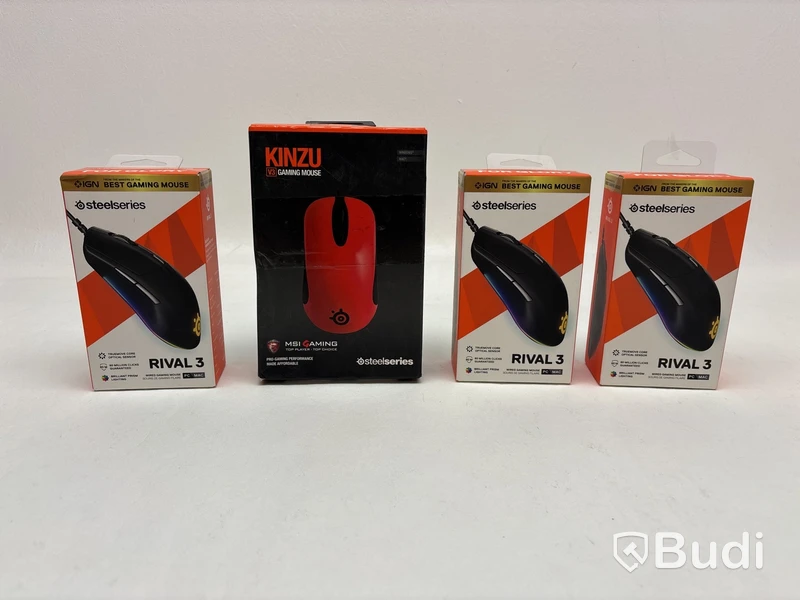 4 st. Gaming möss Steelseries