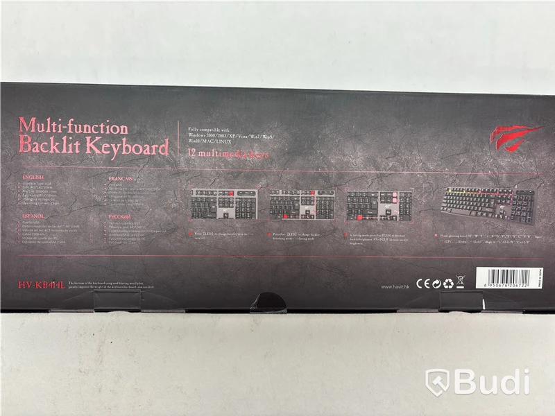 15 st. Gamingtangentbord Havit, HV-KB414L