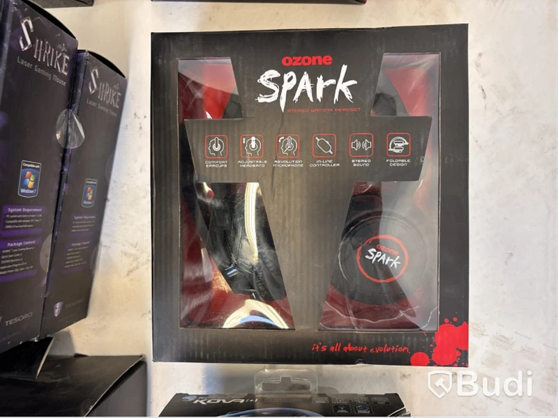 Diverse gamingtillbehör, olika märken