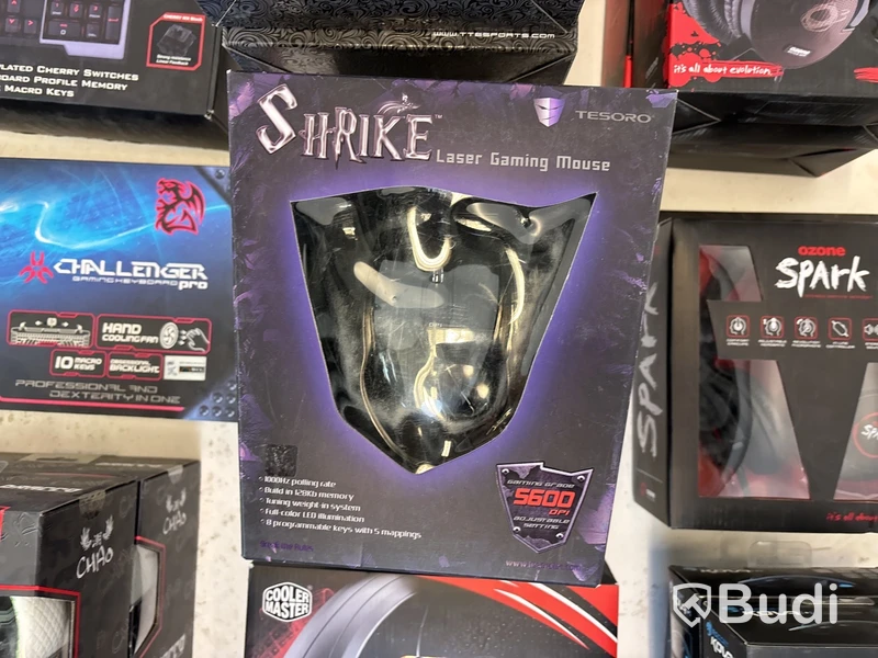 Diverse gamingtillbehör, olika märken