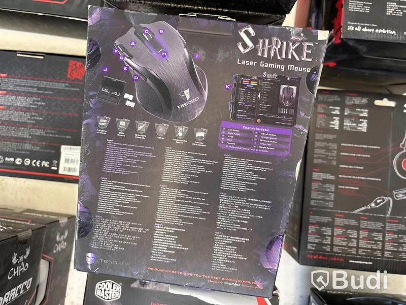 Diverse gamingtillbehör, olika märken