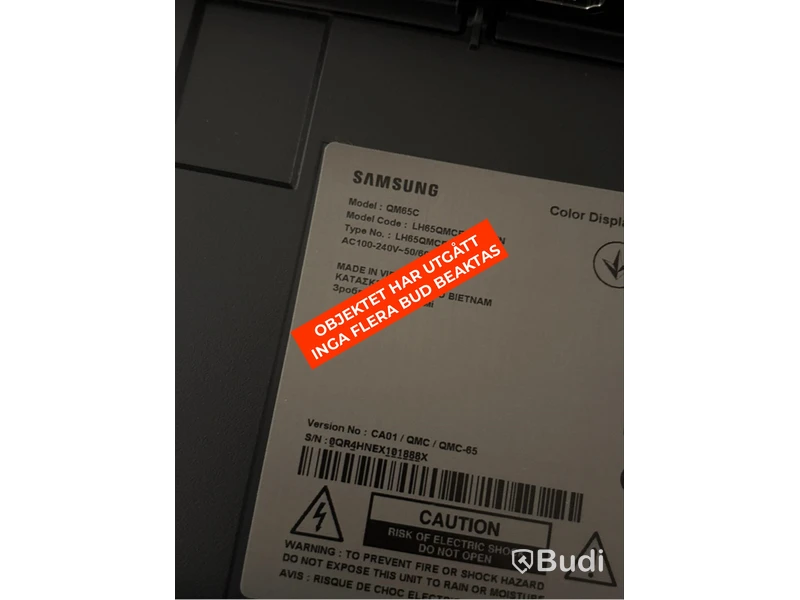 Skärm, Samsung, 65 tum