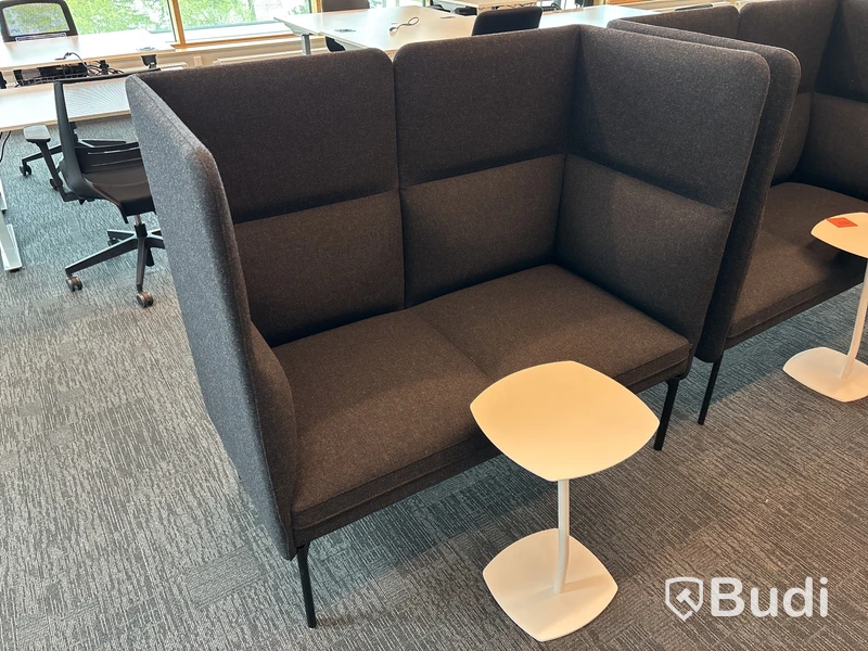 Ljudabsorberande soffa Fora Form och bord