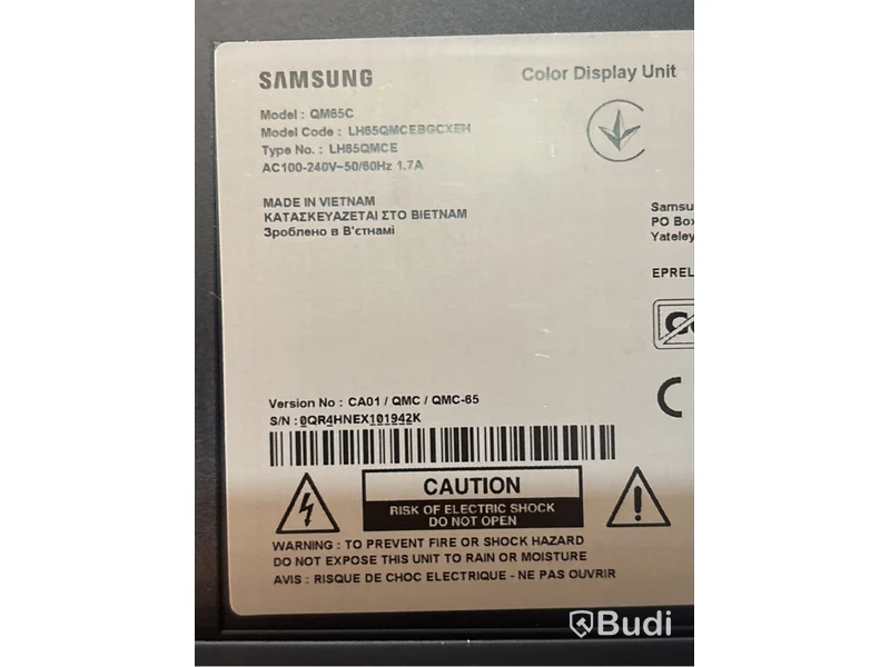 Skärm, Samsung, 65 tum