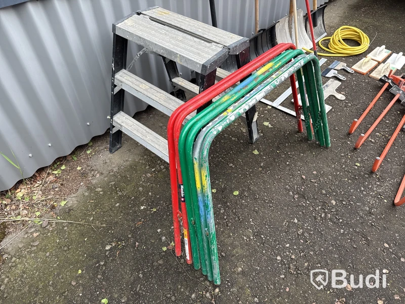 Arbetsbock, gipsbockar, gipslyft & redskap