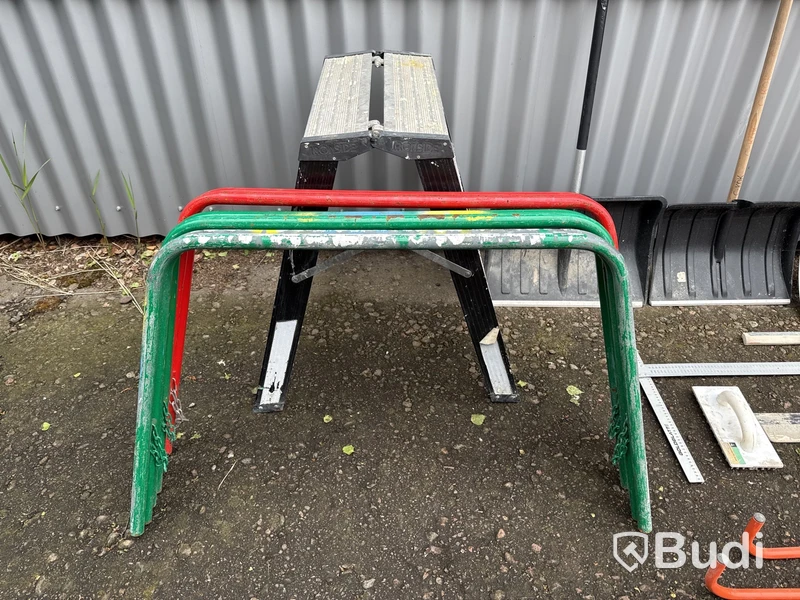 Arbetsbock, gipsbockar, gipslyft & redskap