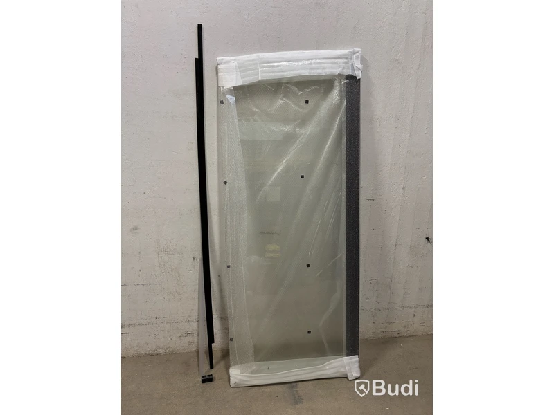 DUSCHDÖRR SUNWIND, KIARA ENKEL 80 CM SVART