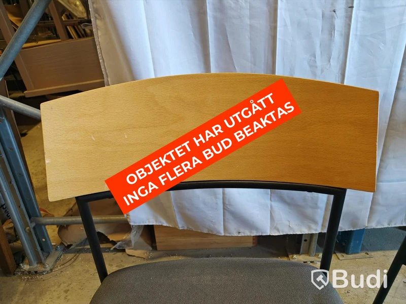 6 st. stapelbara stolar