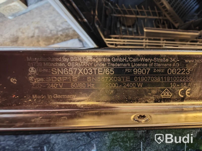 Diskmaskin Siemens SN657X03TE/65