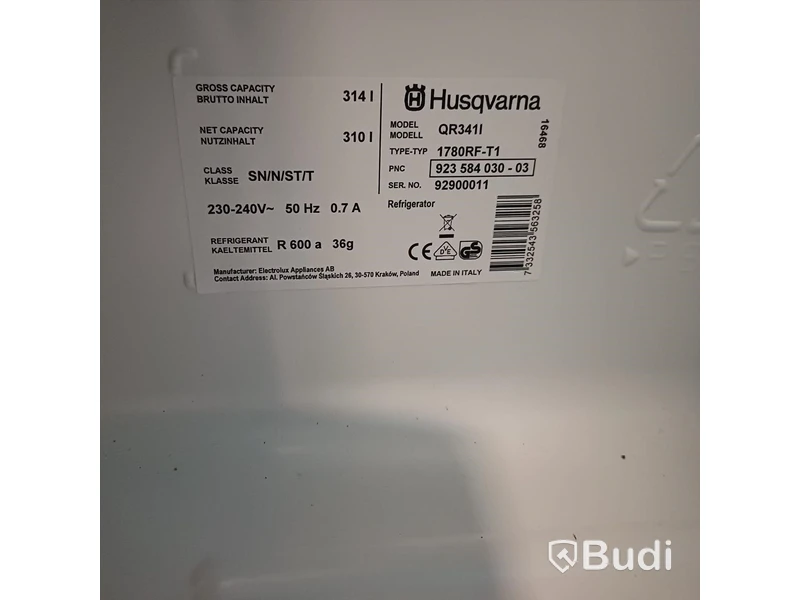Kylskåp Husqvarna QR3411