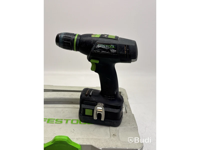 Skruvdragare Festool T18+3, inkl. centrumborrar och hålsågar