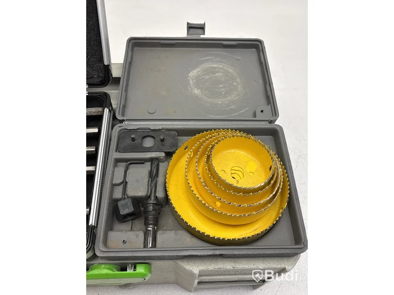 Skruvdragare Festool T18+3, inkl. centrumborrar och hålsågar