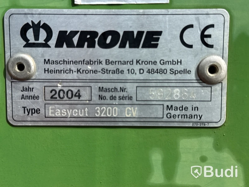 Slåtterkross Krone Easycut 3200 CV -04