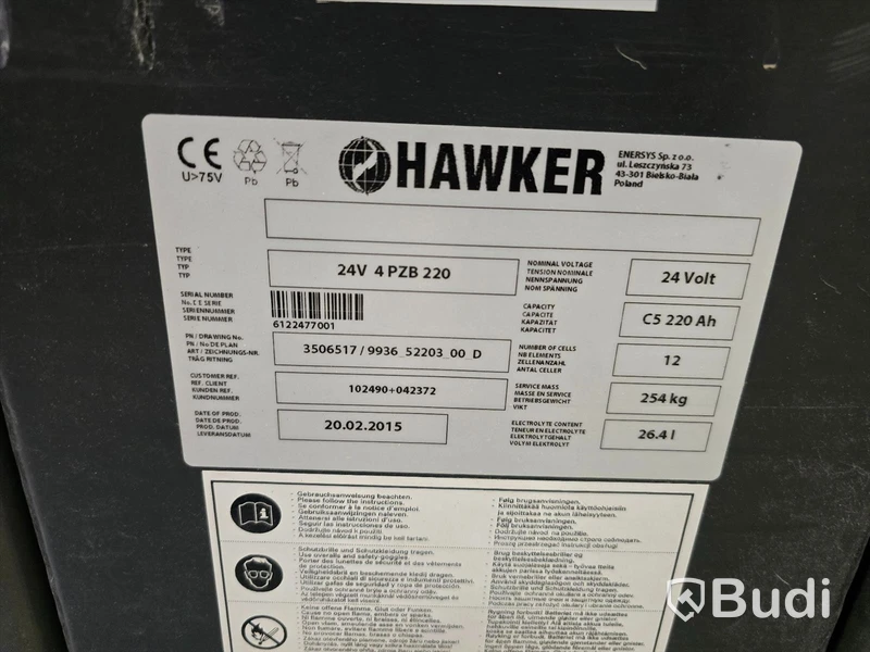 Ledstaplare | Atlet PSP125 | 565 timmar