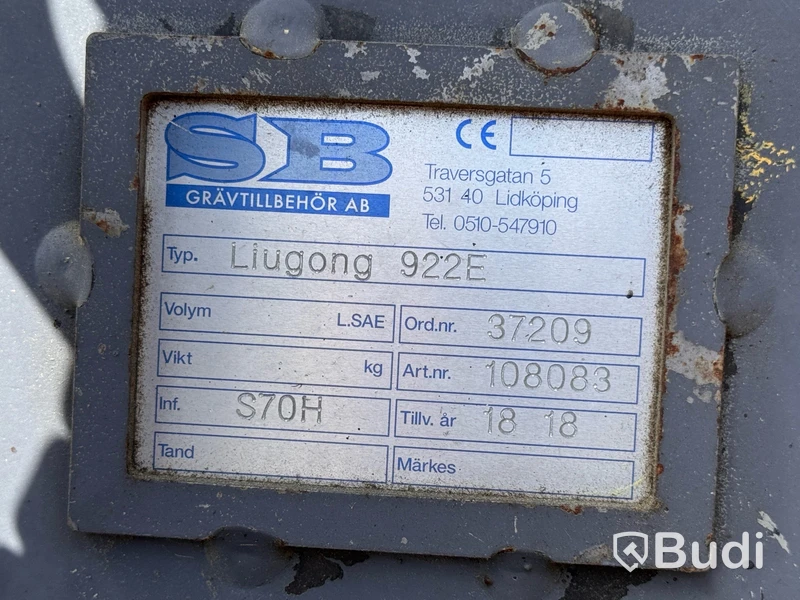 Bandgrävmaskin LiuGong CLG922E -2018 (6098H)