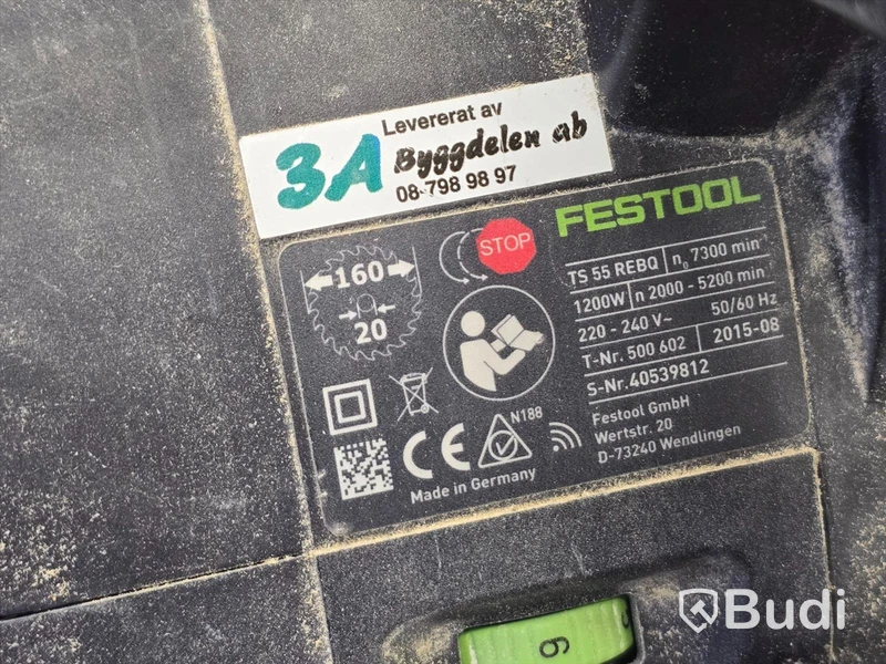 Sänksåg | Festool TS 55 EQB