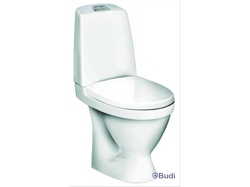 WC Gustavsberg, Nautic, 1510 HF P-LÅS, 2/4L,C+,S-C QR, hårdsits