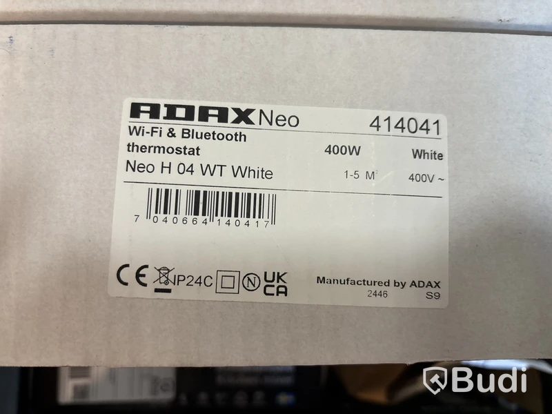 2 st. RADIATORER NEO, H 04 WT VIT 400V