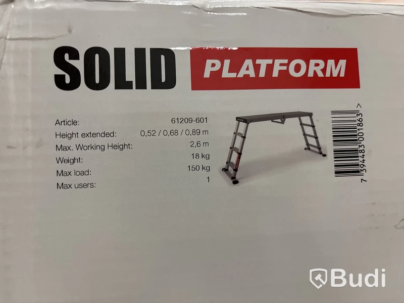 ARBETSPLATTFORM TELESTEPS, SOLID 61209-601