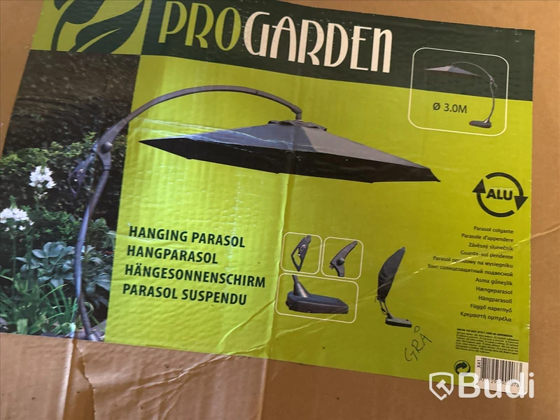 Nytt, Parasoll med parasoll fot 300 cm