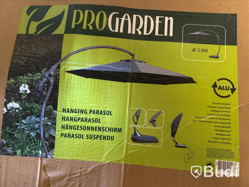 Nytt, Parasoll med parasoll fot 300 cm