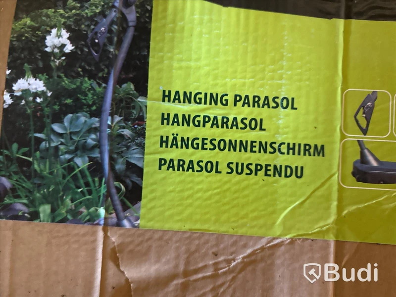 Nytt, Parasoll med parasoll fot 300 cm