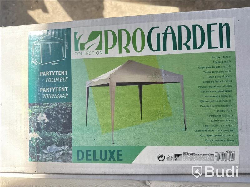 Nytt, Partytält progarden 3x3 m