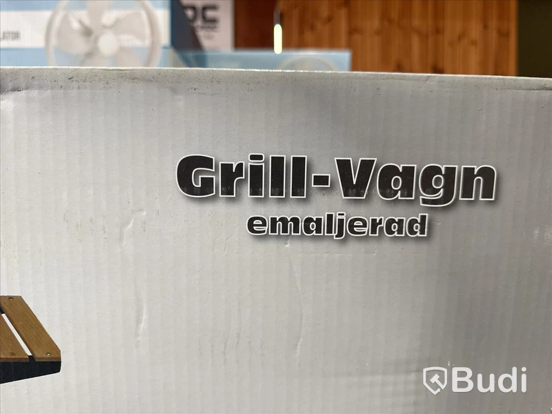 Ny! Grill vagn emaljerad