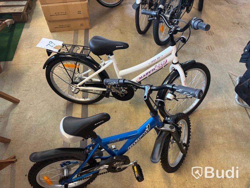 Nya Marvil Barncyklar för lillebror och storasyster