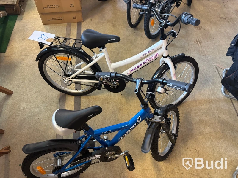 Nya Marvil Barncyklar för lillebror och storasyster
