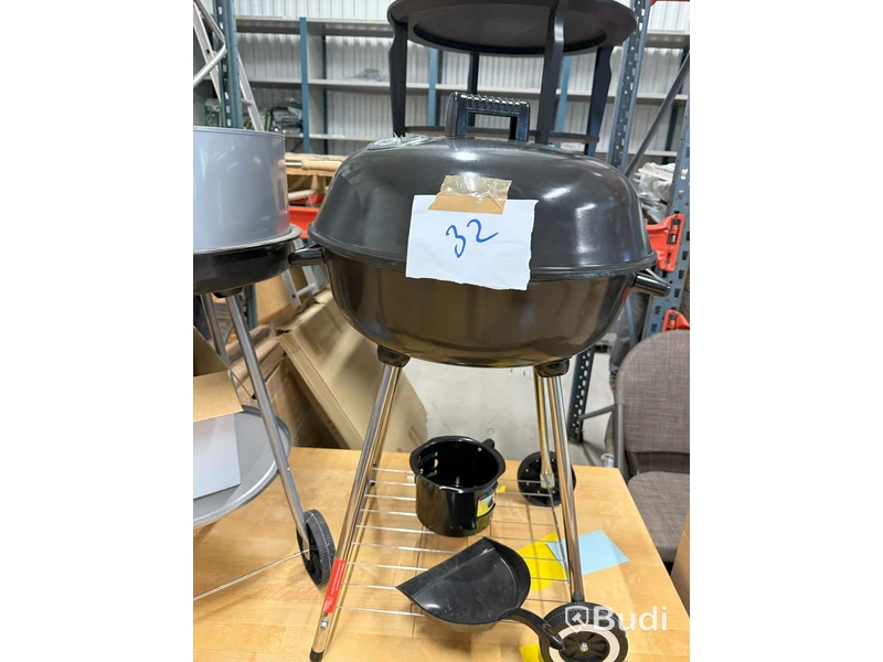 Ny Klotgrill med grillredskap