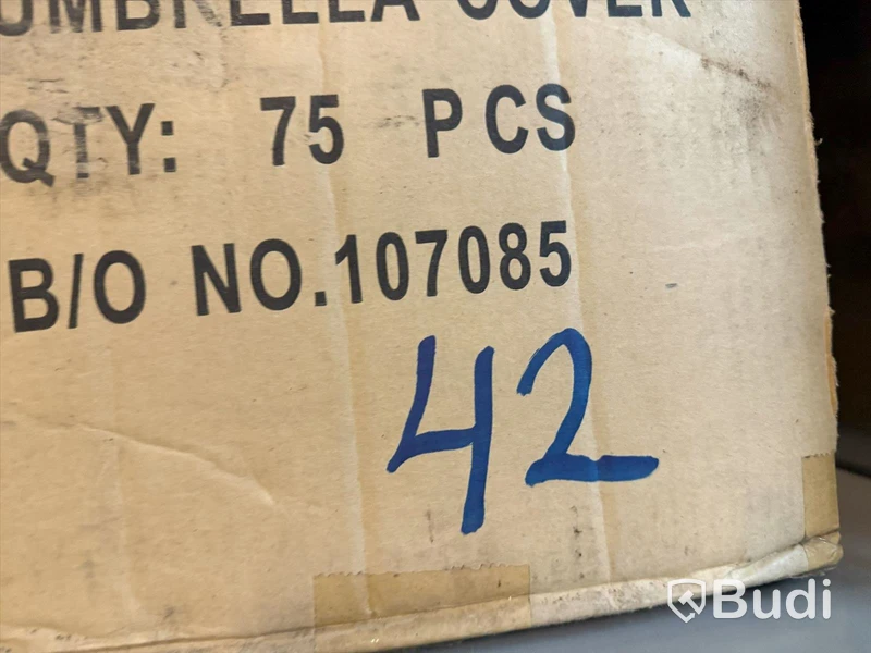 Nya Parasollöverdrag 5 st kartonger