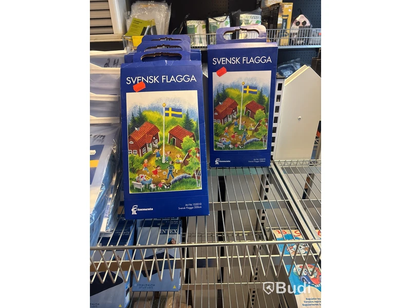 Parti flaggor nyckelsåp, kuddar och dunkar
