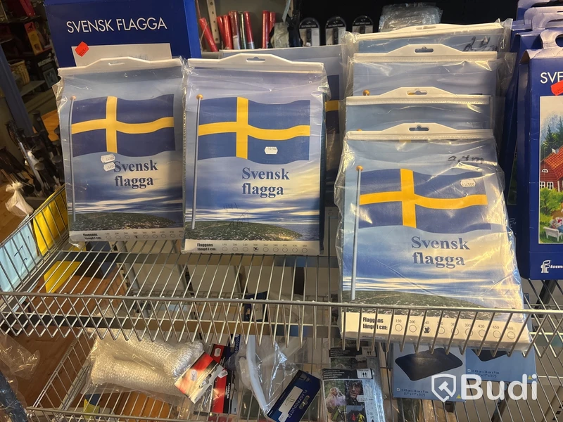 Parti flaggor nyckelsåp, kuddar och dunkar