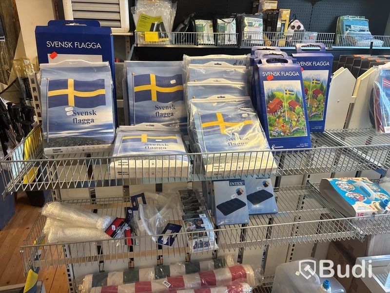 Parti flaggor nyckelsåp, kuddar och dunkar