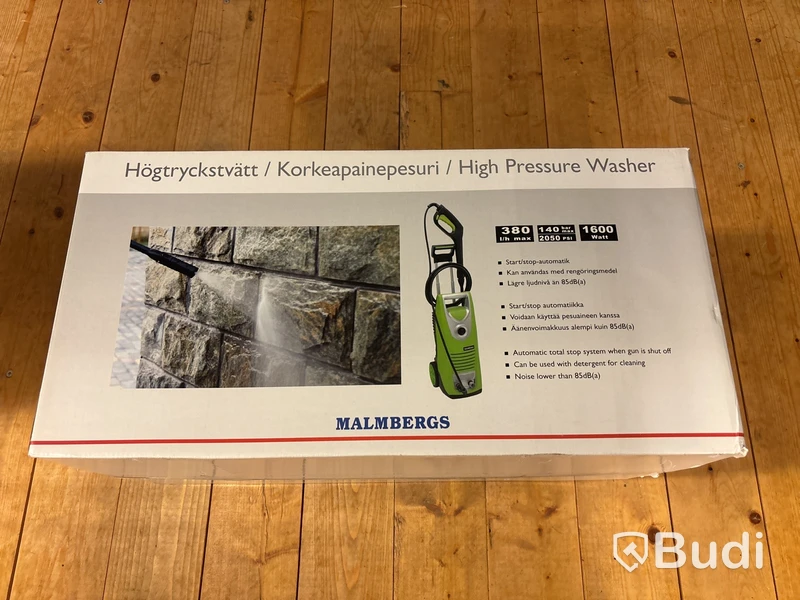 1 st. Högtryckstvätt, Malmbergs,, 1600 W