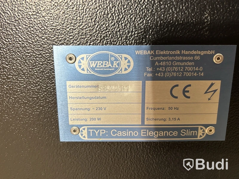 Spelautomat Webak Multigame